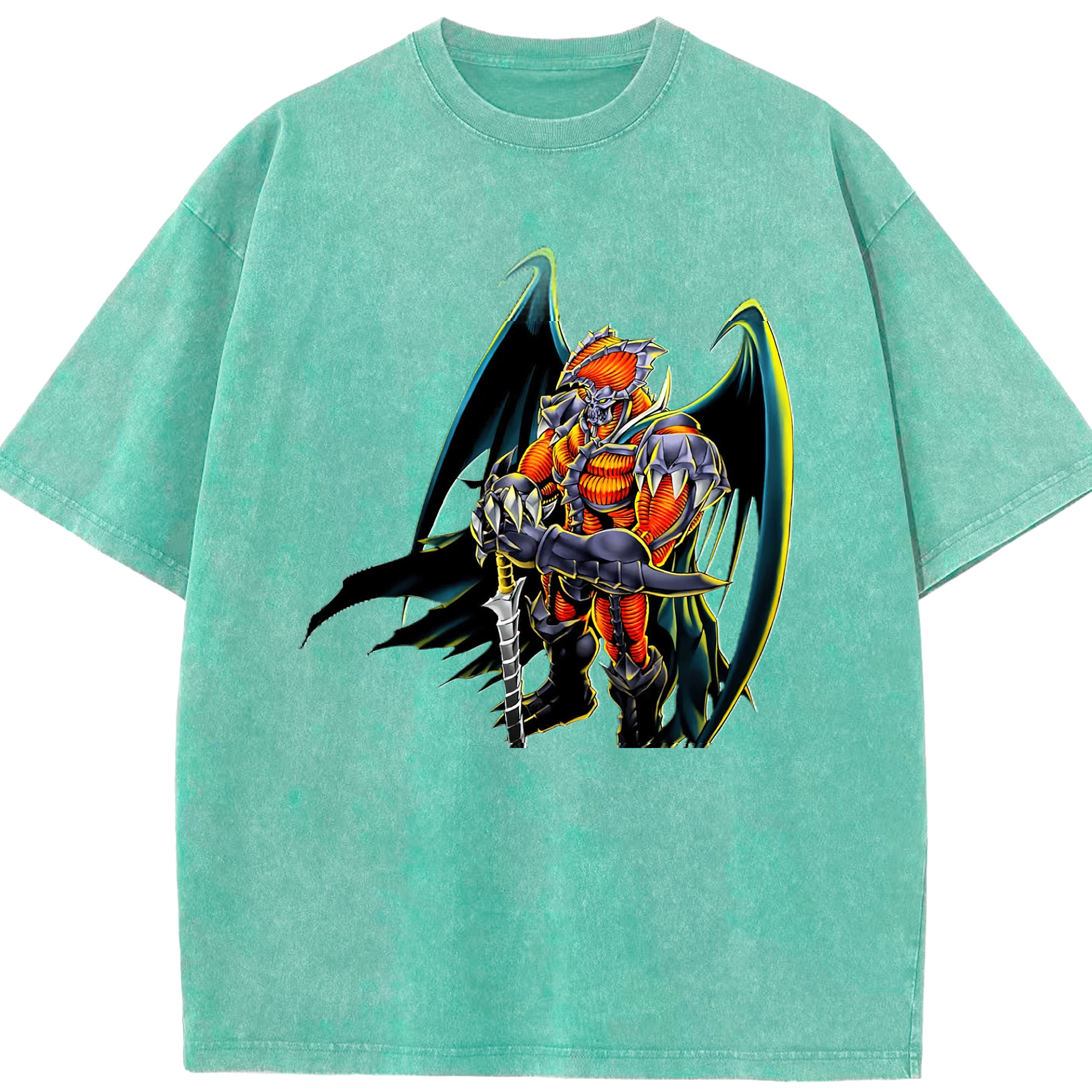 （画像用） 遊☆戯☆王 Yu-Gi-Oh! 綿100% ヴィンテージ風 半袖Tシャツ（フロントプリント）